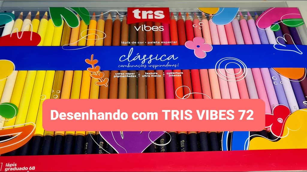Lapis Cor Tris Vibes 72 Cores
