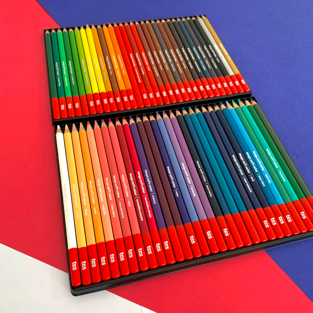 Lapis Cor Tris Mega Soft - 60 Cores