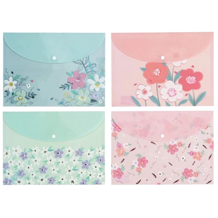 Pasta Horizontal Love Flowers