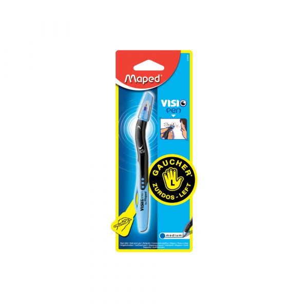 Caneta Esferografica Vision Caneta Para Canhoto Azul Blister X 1