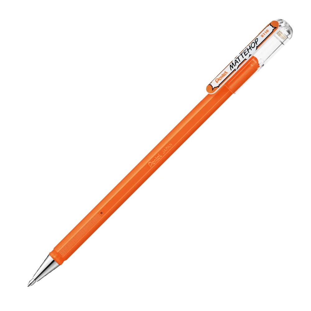 Caneta Gel Roller Mattehop 1,0Mm Laranja
