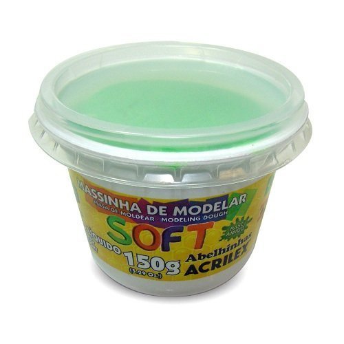 Massa De Modelar Soft 150G Verde 