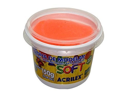 Massa De Modelar Soft 150G Laranja 