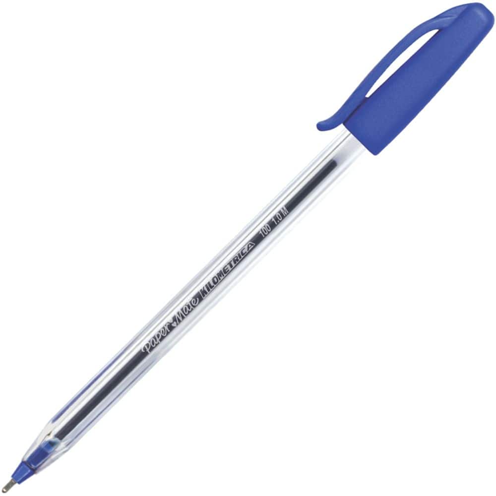 Caneta Papermate Km 100 1.0 Media Azul  0 