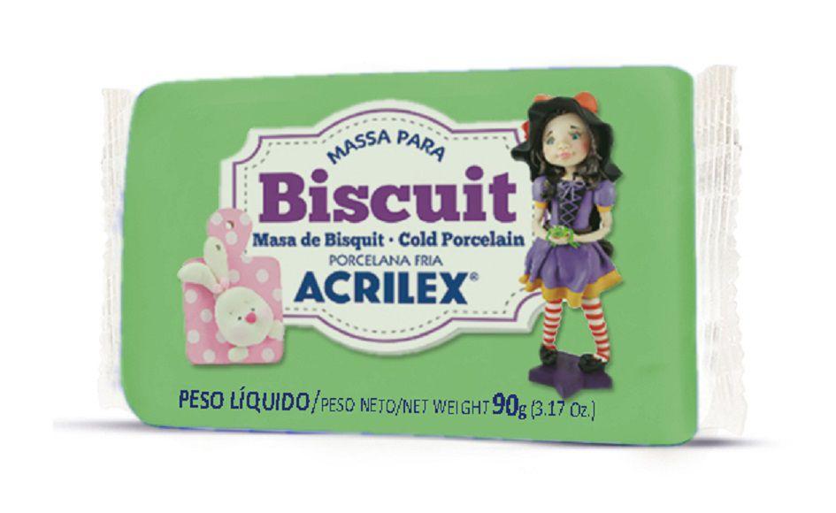 Massa Para Biscuit 90G Verde Musgo 