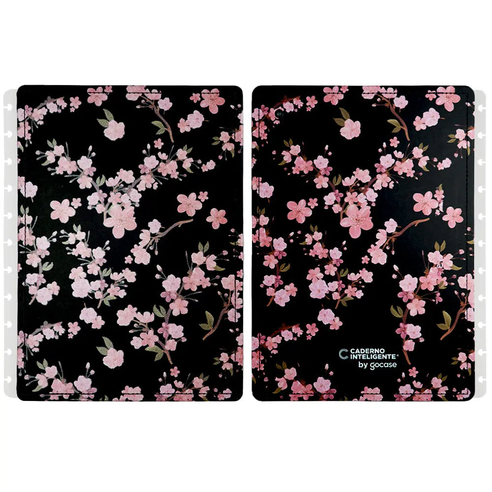 Capa E Contracapa By Gocase Classical Rose Black - Grande