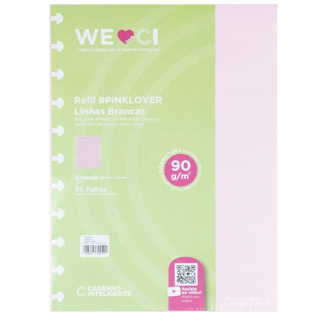 Refil Anotacao Inteligente - A5 90G