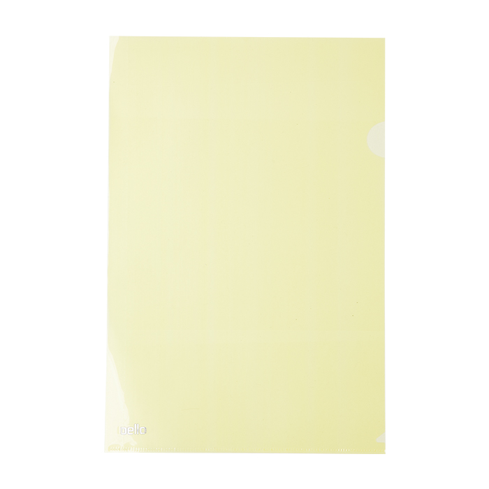 Pasta L A4 Delloplast Amarelo