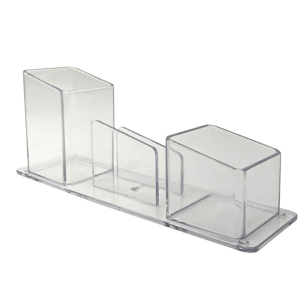 Porta Lapis, Clips E Lembrete Cristal