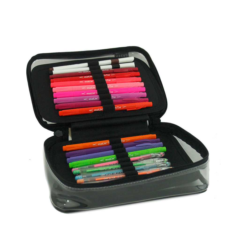 Box 100 Pens Cristal Preto