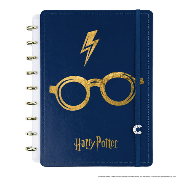 Caderno Ci By Harry Potter Azul - Grande