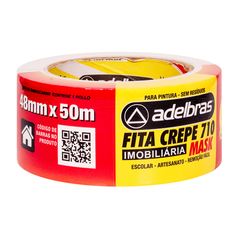 Fita Adesiva 24X50 Crepe Adelbras R.0615100019