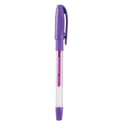 Caneta Esf.Gel Neon Ponta Media 1.0Mm Lilas