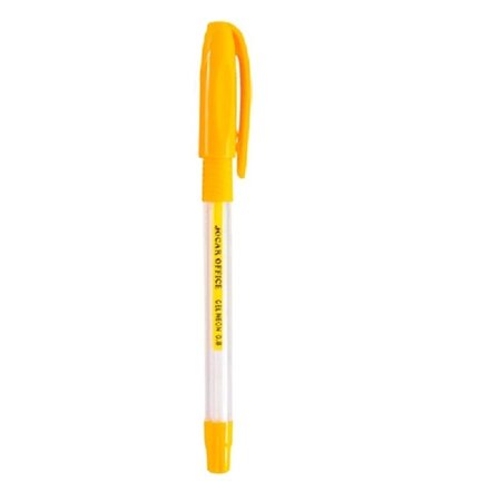 Caneta Esf.Gel Neon Ponta Media 1.0Mm Amarelo