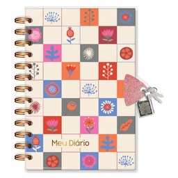 [00004370] Diario Com Chave Quadrinhos