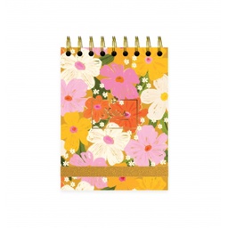 [25NA696-37] Notas A6 - Floral Amarelo