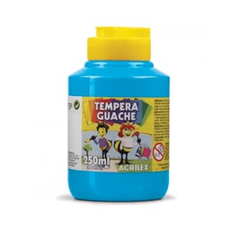 [020250503] Tempera Guache 250 Ml Azul Celeste 