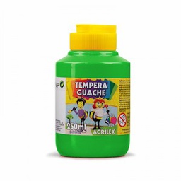 [020250510] Tempera Guache 250 Ml Verde Folha 