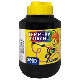 [020250520] Tempera Guache 250 Ml Preto 
