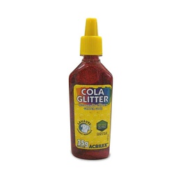 [029120205] Cola Glitter - Dz/Cor Vermelho 