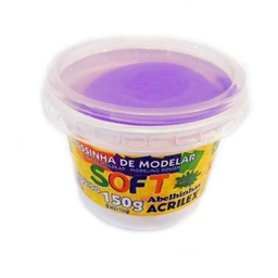 [073150516] Massa De Modelar Soft 150G Violeta 