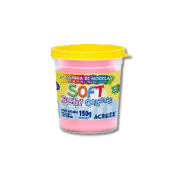 [073150813] Massa De Modelar Soft 150G Rosa Bebe 