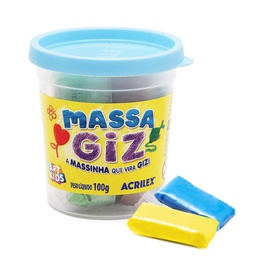[077100000] Massa Giz 100G Sem Cor 