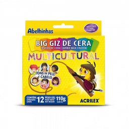 [091220000] Big Giz De Cera Multi 12 Cores Sem Cor 