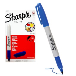 [1812764] Marcador Permanente Sharpie Fina Azul   