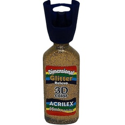 [122120201] Dimensional Glitter Ouro 