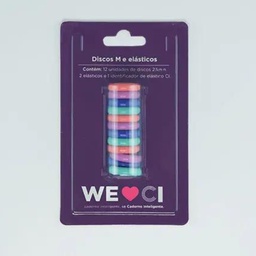 [CI231046] Discos + Elastico Mar Tropical - M