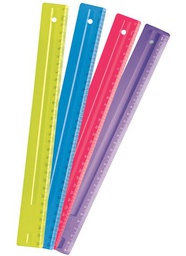 [3115.SFL.0100] Regua De 30 Cm Full Color Sortida ( Display)