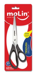 [16073] Tesoura Office Black 21Cm - Bt 1