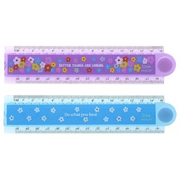 [31998] Regua Love Daisy 30Cm Dobravel Bolsa 1