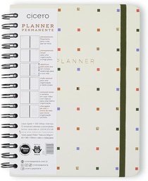 [7899866825482] Planner Permanente Wire-O Trama Semanal Notas A5 Pontos