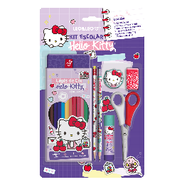 [71616] Kit Lapis De Cor 12 Cores Hello Kitty Leoeleo