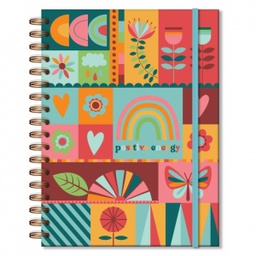 [00007442] Caderno Colegial 1 Materia Arco-Iris