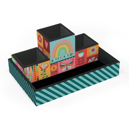 [00005256] Organizador De Mesa Arco-Iris