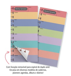 [00005842] Bloquinho Folhas Removiveis Minha Semana