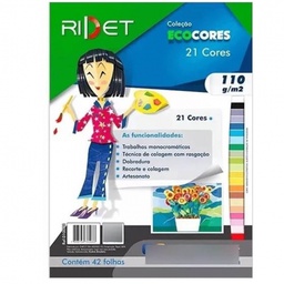 [010003] Ecocores 21 Cores A4+23X32Cm 42 Fls