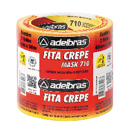 [4025] Fita Adesiva 48X50 Crepe Adelbras R.0615000009