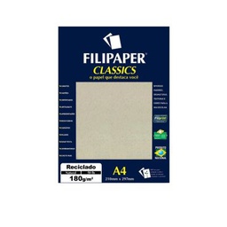 [89] Papel Sulfite Filipaper Verge 180Grs Branco R.977  -  0 - Filipaper A4
