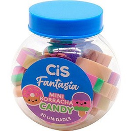 [7909438047218] Borracha Fant.Mini Candy  Potes 20