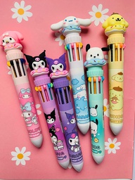[IMPORTADO] Caneta 10 Cores Hello Kitty